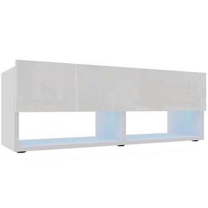 Tv stolek Izumi 105 WH bílá mat/lesk obraz