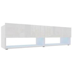 Tv stolek Izumi 140 WH bílá mat/lesk obraz