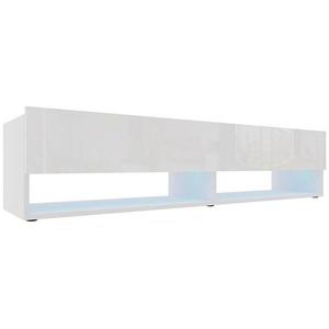 Tv stolek Izumi 175 WH bílá mat/lesk obraz