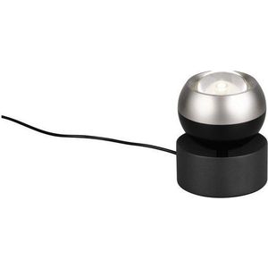 Černá/ve stříbrné barvě LED stolní lampa (výška 14 cm) Orbit – Trio Select obraz