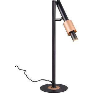Černá/v bronzové barvě LED stolní lampa (výška 50 cm) Ikaris – Trio Select obraz