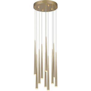 LED závěsné svítidlo ve zlaté barvě ø 30 cm Cala – Trio Select obraz