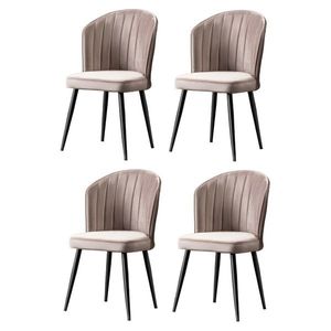 Sada jídelních židlí Rubi Cappuccino and Black, 4 ks obraz