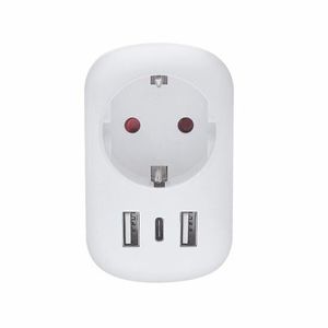 Solight PA03USA Cestovní adaptér USA USB A+C pro použití ve Spojených státech, typ B obraz