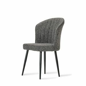 Sada jídelních židlí Rubi Anthracite and Black, 2 ks obraz