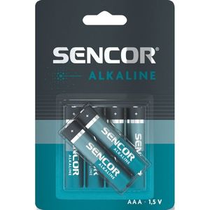 Sencor SBA LR03 alkalická baterie AAA, 4 + 2 ks obraz