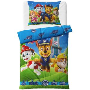 Carbotex Pościel z mikropluszu Psi Patrol Ruszamy do akcji, 140 x 200 cm, 70 x 90 cm obraz