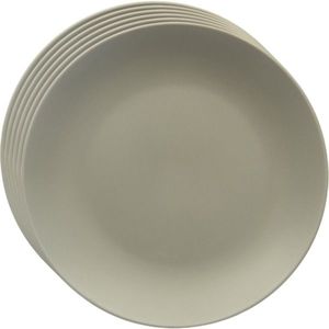 Orion Sada keramických mělkých talířů Greenish 27cm, 6 ks obraz