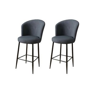 Sada barových židlí Fora Anthracite and Black, 2 ks, 2 ks obraz