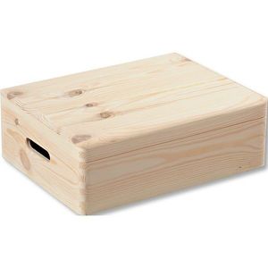 Kesper 69501 Úložný box s výklopným víkem borovice 39 x 29 x 13, 5 cm, M obraz