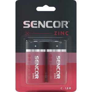 Sencor SBA R14 zinkouhlíková baterie C, 2 ks obraz