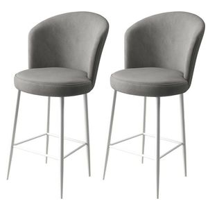 Sada barových židlí Fora Grey and White, 2 ks, 2 ks obraz