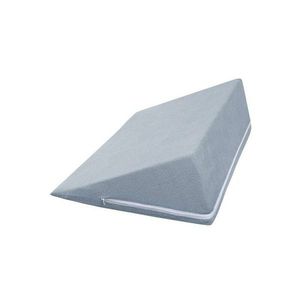 Bellatex Klínový podhlavník modrá, šedá, 80 x 50 x 20 cm obraz