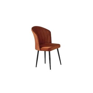 Sada jídelních židlí Rubi Orange and Black, 2 ks obraz