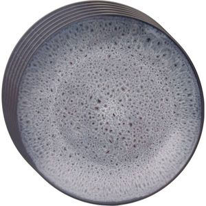 Orion Sada keramických dezertních talířů Glaze fialová 20, 5 cm, 6 ks obraz