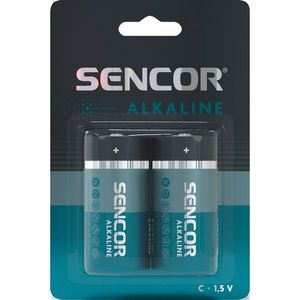 Sencor SBA LR14 alkalická baterie C, 2 ks obraz