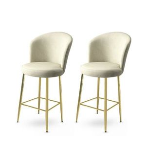 Sada barových židlí Alte Cream and Gold, 2 ks, 2 ks obraz