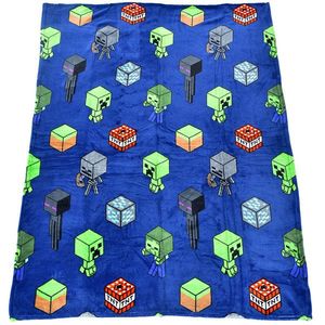 Carbotex Dětská deka Minecraft Mob Monster, 130 x 170 cm obraz