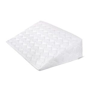 Bellatex Klínový podhlavník s proševem bílá, 80 x 50 x 20 cm obraz