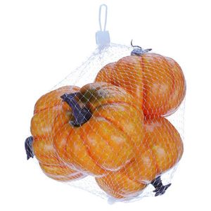 Podzimní dekorace Sada plastových dýní 10 x 7 cm, 4 ks obraz