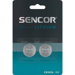 Sencor SBA CR2016 lithiová baterie 3 V, 2 ks obraz