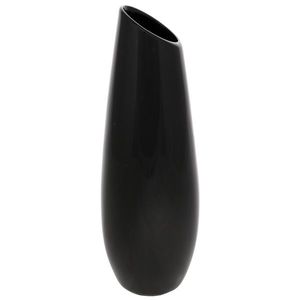 Keramická váza Oval, 12 x 36 x 12 cm, černá obraz