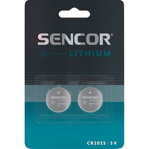 Sencor SBA CR2025 lithiová baterie 3 V, 2 ks obraz