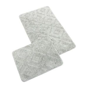 Bellatex Sada Koupelnových předložka bez výkroje BANYSILVER světle šedá, 60 x 100, 60 x 50 cm obraz