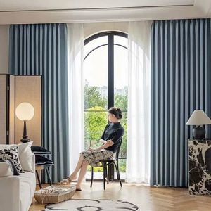 ARÔME HOME Závěs zatemňovací modrý denim, 135 x 245 cm obraz