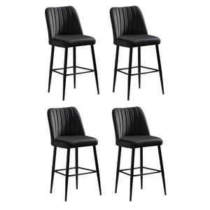 Sada barových židlí Vento Anthracite and Black, 4 ks, 4 ks obraz