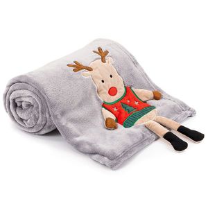 4Home Vánoční deka Xmas Reindeer, 150 x 200 cm obraz