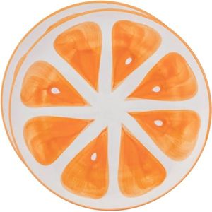 Altom Sada keramických talířů Tropicana pomeranč 20 cm, 2 ks obraz
