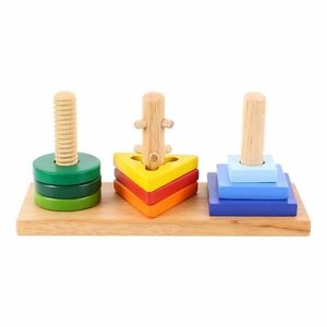 Bigjigs Toys Nasaď a otoč, dřevěná hračka obraz