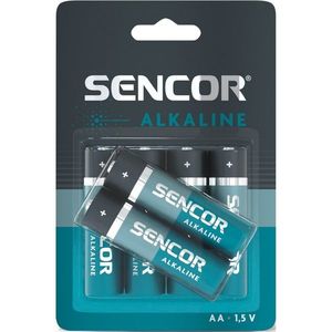 Sencor SBA LR6 alkalická baterie AA, 4 + 2 ks obraz