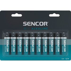 Sencor SBA LR6 alkalická baterie AA, 10 ks obraz