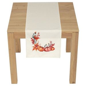 Běhoun Dýně a listí sametová, 40 x 150 cm obraz