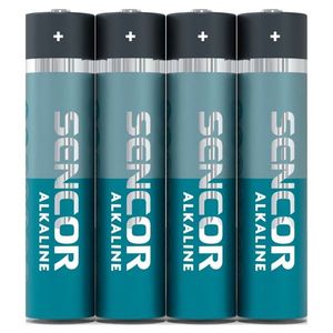Sencor SBA LR03 alkalická baterie AAA, 4 ks obraz