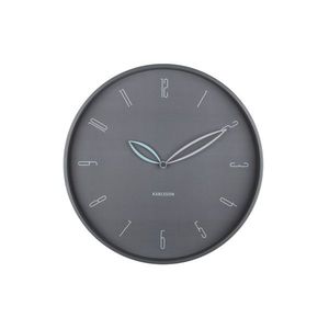 Karlsson 6012GY designové nástěnné hodiny šedá, pr. 40 cm obraz