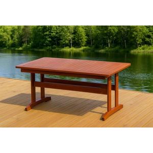 Rozkládací dřevěný stůl borovice 160–210x90 cm lakovaný FSC obraz