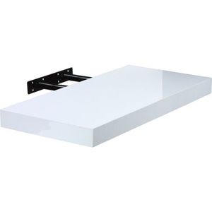 STILISTA VOLATO 31079 Nástěnná police - lesklá bílá 110 cm obraz