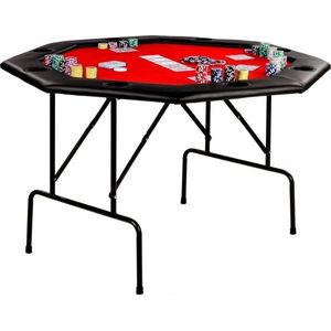 Garthen 57304 Pokerový stůl - červený obraz