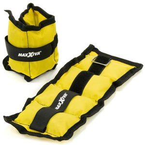 MAXXIVA® 84977 MAXXIVA Zátěžové manžety, 2 x 0, 5 kg, žlutá obraz