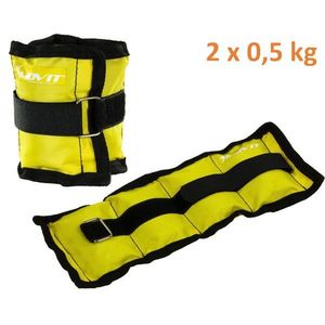 MOVIT 31946 zátěžové manžety, 2 x 0, 5 kg žlutá obraz