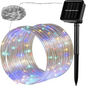 VOLTRONIC 60575 Solární světelná hadice 100 LED – barevná obraz