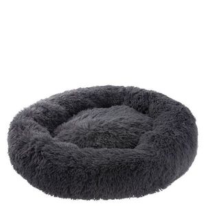 Petstuff Pelíšek pro psa, kulatý, tmavě šedý, 60 cm obraz