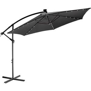 Stilista 88638 STILISTA Zahradní LED slunečník s kličkou 3 m, antracit obraz