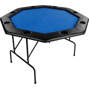 Tuin Pokerový skládací stůl modrý obraz