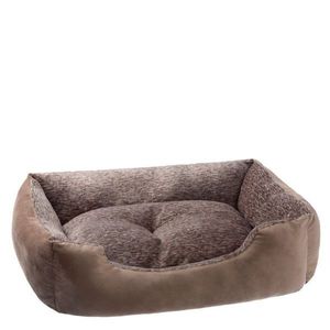 MOVIT 89462 Petstuff Pelíšek pro psa, velikost M, 65 x 48 x 19 cm, hnědý obraz