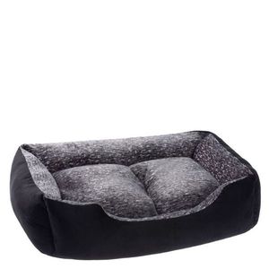 MOVIT 89463 Petstuff Pelíšek pro psa, velikost M, 65 x 48 x 19 cm, černý obraz