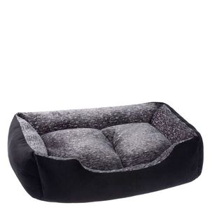 Petstuff Pelíšek pro psa, velikost S, 50 x 40 x 17 cm, černý obraz